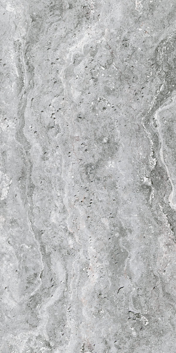 Feuille de pierre Travertin Silver